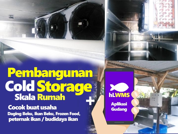 Bangun Cold Storage Skala Industri UMKM pasar laut - gudang ikan
